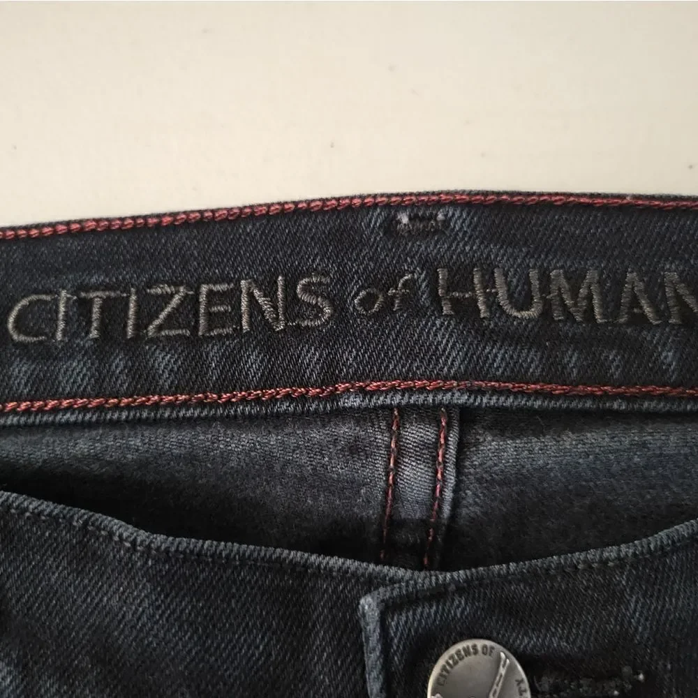 Citizens Of Humanity Women's Black Jeans tapered Pre-owned